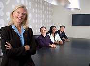 Business team in boardroom